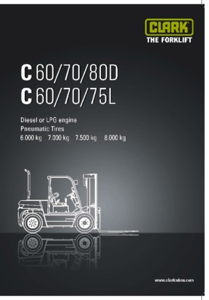 Dizelski viljuškari Clark C 80 D