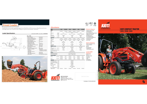 Prednje kuke za komunalne traktore Kioti CK 35