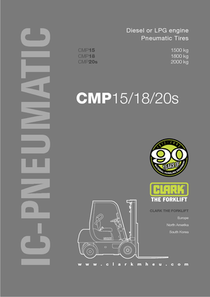 Dizelski viljuškari Clark CMP 18 D