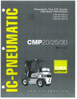Dizelski viljuškari Clark CMP 30 D