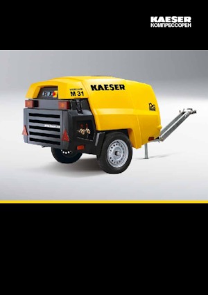 Prijenosni zračni kompresori - dizel, električni, benzinski Kaeser Mobilair M 27 PE G 6,5 kVA