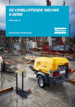 Prijenosni zračni kompresori - dizel, električni, benzinski Atlas Copco XAS 48 KdG 12 kVA