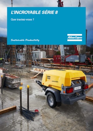 Prijenosni zračni kompresori - dizel, električni, benzinski Atlas Copco XAS 48 KdG 6 kVA