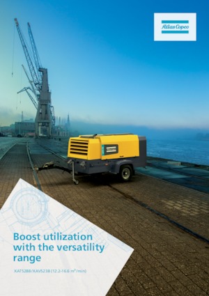 Prijenosni zračni kompresori - dizel, električni, benzinski Atlas Copco XAVS 238 Jd DPF