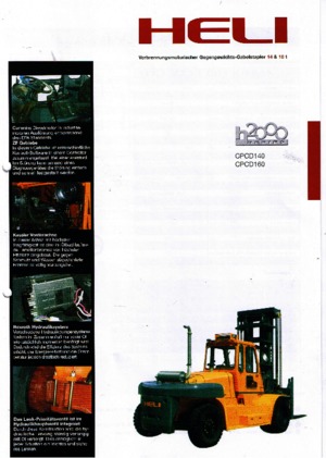 Dizelski viljuškari Heli CPCD 160