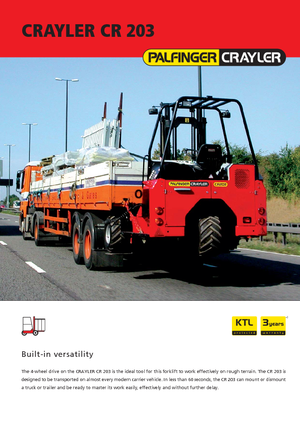 Dizelski viličari montirani na kamione Palfinger CR 203