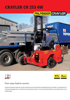 Dizelski viličari montirani na kamione Palfinger CR 253 4W