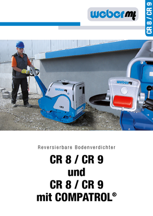 Reverzibilni kompaktori s vibracionim pločama weber mt CR 9 