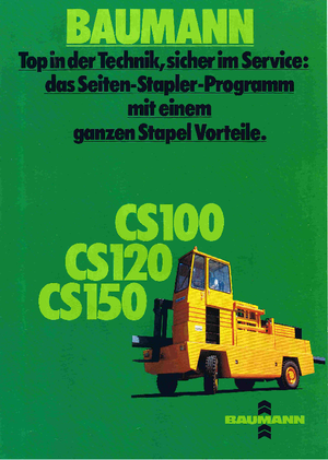 Dizelski bočni utovarivači Baumann CS 100/16/35