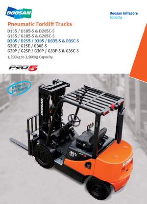 Dizelski viljuškari Doosan D 35 C 5