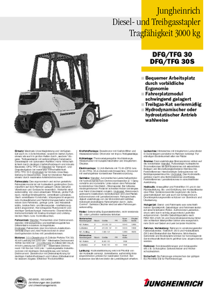 Dizelski viljuškari Jungheinrich DFG 30 BS