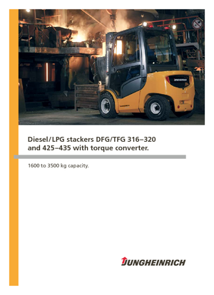 Dizelski viljuškari Jungheinrich DFG 320s