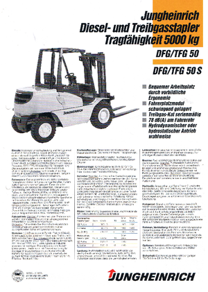 Dizelski viljuškari Jungheinrich DFG 50(110HB)