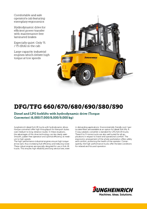 Dizelski viljuškari Jungheinrich DFG 690