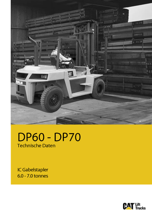 Dizelski viljuškari Caterpillar DP70