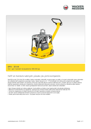 Reverzibilni kompaktori s vibracionim pločama Wacker Neuson DPU 2540H