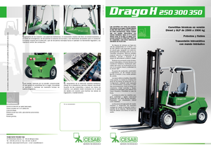 Dizelski viljuškari Cesab Drago 350 H