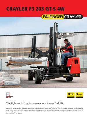 Dizelski viličari montirani na kamione Palfinger F3 203 GT-S 4W