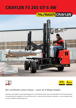 Dizelski viličari montirani na kamione Palfinger F3 203 GT-S 4W