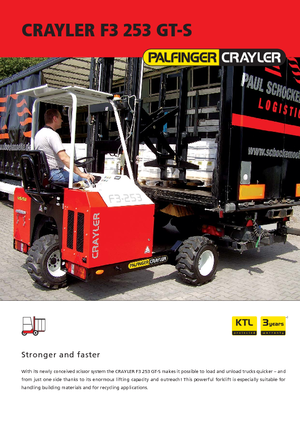 Dizelski viličari montirani na kamione Palfinger F3 253 GT-S