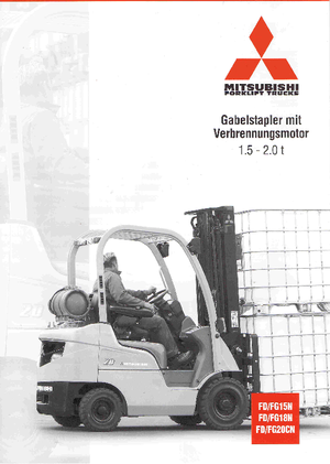 Dizelski viljuškari Mitsubishi FD20CN