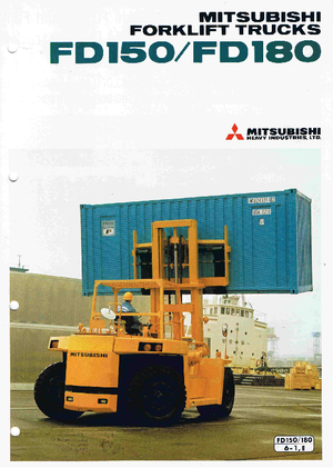Dizelski viljuškari Mitsubishi FD 150