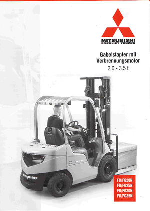 Dizelski viljuškari Mitsubishi FD25N