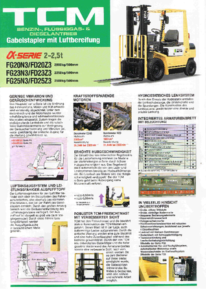 Dizelski viljuškari TCM FD 25 Z 3 T