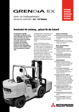 Dizelski viljuškari Mitsubishi FD 50 CN