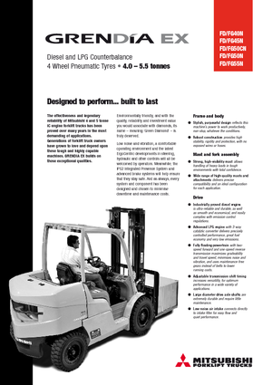 Dizelski viljuškari Mitsubishi FD 50 CN