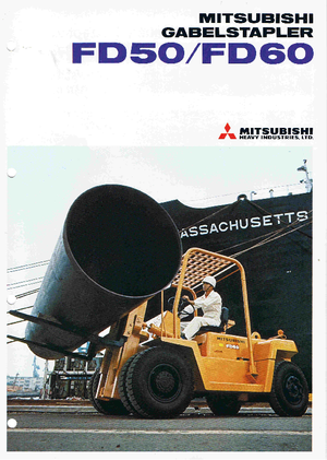 Dizelski viljuškari Mitsubishi FD 50 CT