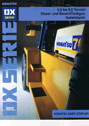 Dizelski viljuškari Komatsu FD 80-6