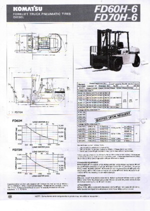 Dizelski viljuškari Komatsu FD 70-6