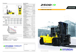 Dizelski viljuškari Hyundai 250D-9