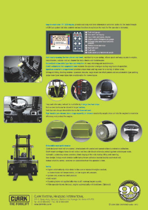 Dizelski viljuškari Clark C 80 D 900