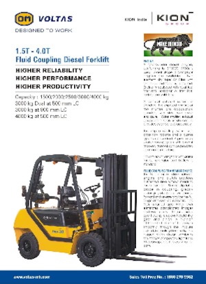 Dizelski viljuškari OM DVX 15 FC