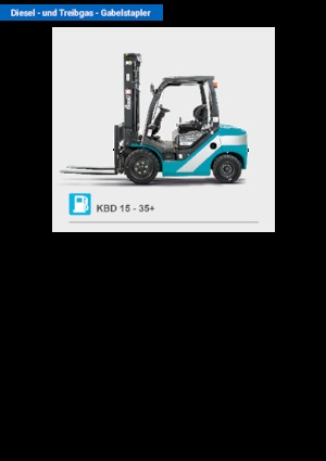 Dizelski viljuškari Baoli KBD 25+