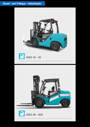 Dizelski viljuškari Baoli KBD 25