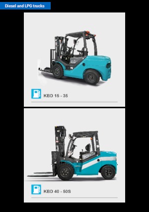 Dizelski viljuškari Baoli KBD 25