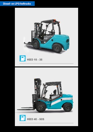 Dizelski viljuškari Baoli KBD 25