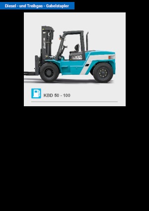 Dizelski viljuškari Baoli KBD 100