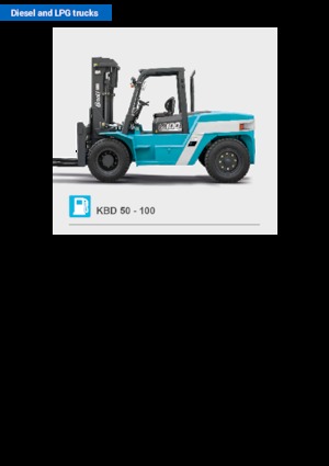 Dizelski viljuškari Baoli KBD 100