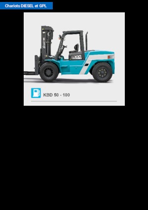 Dizelski viljuškari Baoli KBD 100