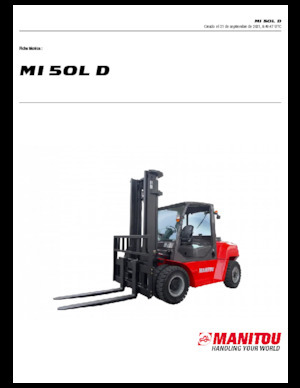 Dizelski viljuškari Manitou MI 50 L D