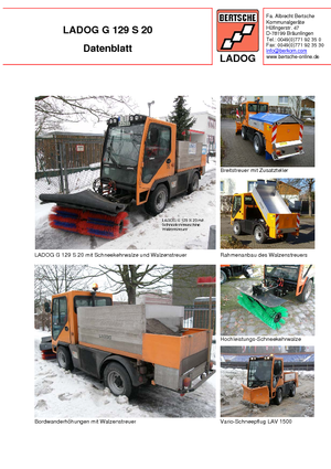 Prednje kuke za komunalne traktore Ladog G 129 N 20 E5