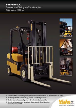 Dizelski viljuškari Yale GDP 20 LX