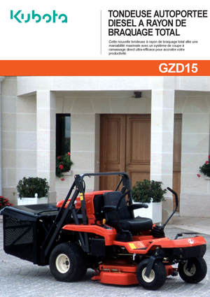 Prednje kuke za komunalne traktore Kubota GZD 15 HD