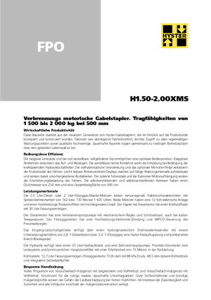 Dizelski viljuškari Hyster H 1.75 XM