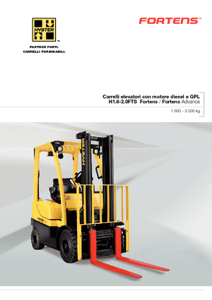 Dizelski viljuškari Hyster H1.6FT