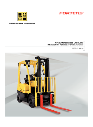 Dizelski viljuškari Hyster H1.6FT